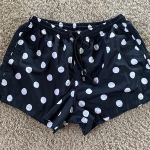 Zara Polkadot Swim Trunks